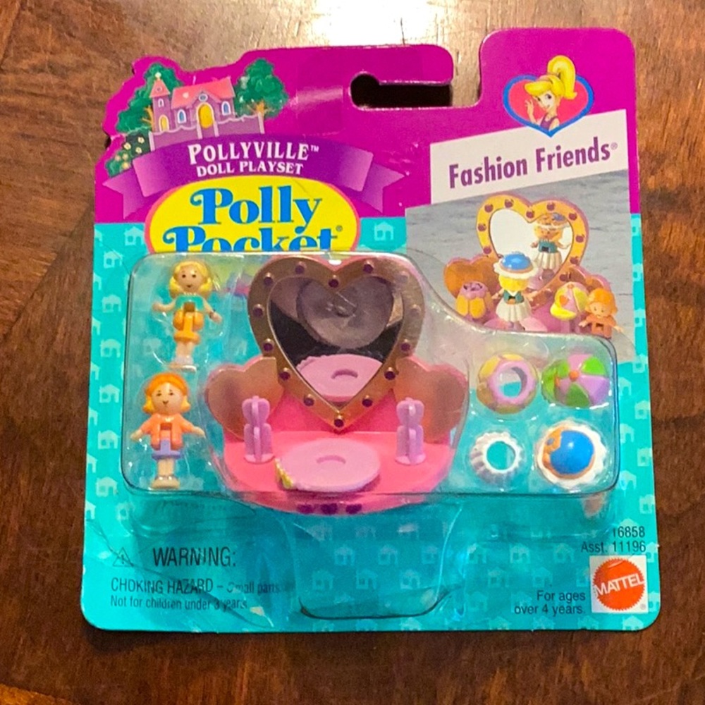 Vintage Poly Pocket 1996 Doll Playset Fashion Friends #16858